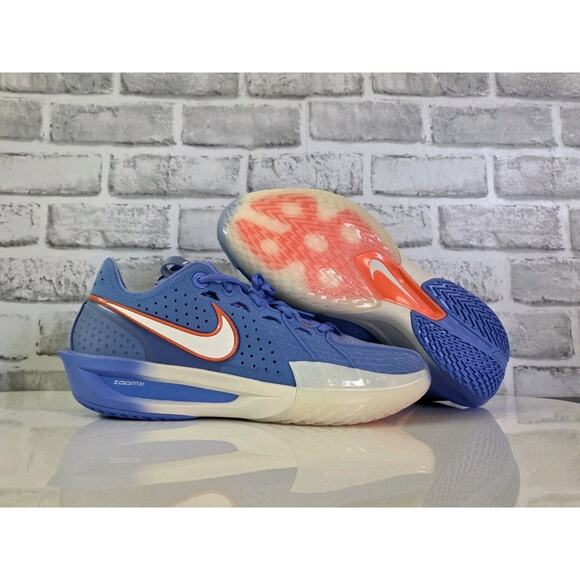 Nike GT Cut 3 Men 9.5 DV2913-403 Low Royal Pulse Sail Mango Basketball Shoes New main image 3